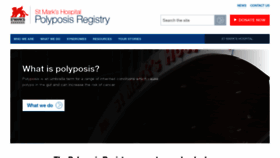 What Polyposisregistry.org.uk website looked like in 2019 (4 years ago)