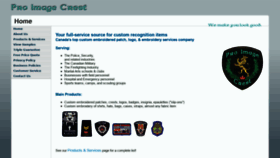 What Proimagecrest.ca website looked like in 2019 (4 years ago)