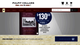 What Pulpitcellars.com.au website looked like in 2019 (4 years ago)