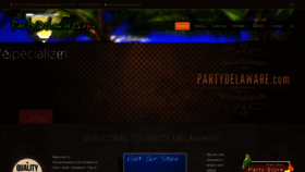 What Partydelaware.com website looked like in 2019 (4 years ago)