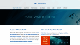 What Polletwatergroup.com website looked like in 2019 (4 years ago)