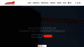 What Performance-media.pl website looked like in 2019 (5 years ago)