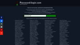 What Password-login.com website looked like in 2019 (4 years ago)