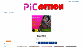 What Picaction.com website looked like in 2019 (4 years ago)