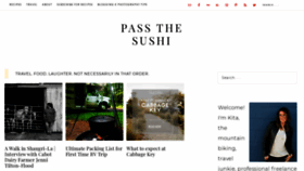What Passthesushi.com website looked like in 2019 (4 years ago)