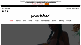 What Pavidas.com website looked like in 2019 (4 years ago)