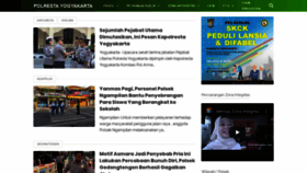 What Polresjogja.com website looked like in 2019 (4 years ago)