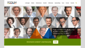 What Podium-redner.de website looked like in 2019 (4 years ago)