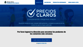 What Preciosclaros.gob.ar website looked like in 2019 (4 years ago)