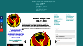What Phxweightloss.com website looked like in 2019 (4 years ago)