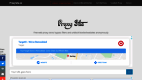 What Proxysite.cc website looked like in 2019 (4 years ago)