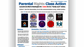What Parentalrightsclassaction.com website looked like in 2019 (4 years ago)