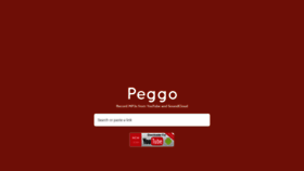 What Peggo.net website looked like in 2019 (4 years ago)