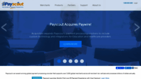 What Payscout.com website looked like in 2019 (4 years ago)