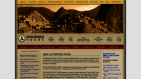 What Peruadventurestours.com website looked like in 2019 (4 years ago)