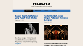 What Parararam.com website looked like in 2019 (4 years ago)