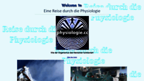 What Physiologie.cc website looked like in 2019 (4 years ago)