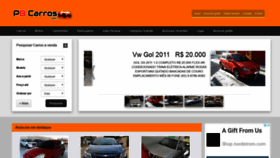 What Pbcarros.com.br website looked like in 2019 (4 years ago)