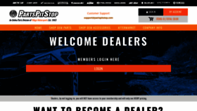 What Partspitstop-dealer.com website looked like in 2019 (4 years ago)