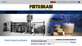 What Pietribiasi.it website looked like in 2019 (4 years ago)