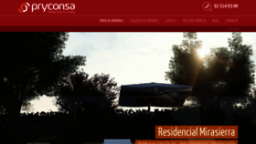 What Pryconsa.es website looked like in 2019 (4 years ago)