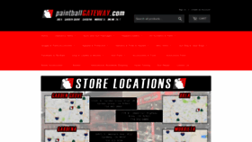 What Paintballgateway.com website looked like in 2019 (4 years ago)