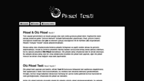 What Pikseltesti.com website looked like in 2019 (4 years ago)