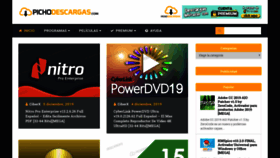 What Pichodescargas.com website looked like in 2019 (4 years ago)