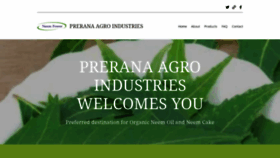 What Preranaagroindustries.com website looked like in 2019 (4 years ago)