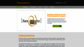 What Pharmadhoc.com website looked like in 2019 (4 years ago)