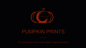 What Pumpkinprints.com website looked like in 2019 (4 years ago)
