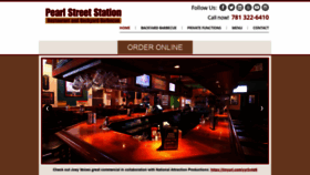 What Pearlstreetrestaurant.com website looked like in 2019 (4 years ago)