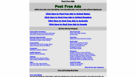 What Post-free-ads.com website looked like in 2019 (4 years ago)
