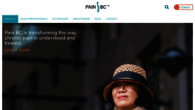 What Painbc.ca website looked like in 2019 (4 years ago)