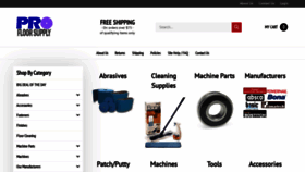 What Profloorsupply.com website looked like in 2019 (4 years ago)