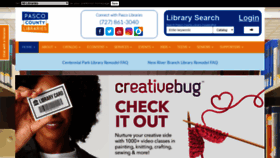 What Pascolibraries.org website looked like in 2019 (4 years ago)