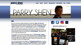 What Parryshen.com website looked like in 2019 (4 years ago)