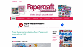 What Papercraftinspirationsmagazine.co.uk website looked like in 2019 (4 years ago)