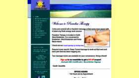 What Paradisetherapy.com website looked like in 2019 (4 years ago)