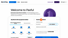 What Paxfu.com website looked like in 2019 (4 years ago)