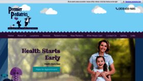 What Premierpediatrics.us website looked like in 2019 (6 years ago)