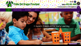What Polkadotdragonpreschool.com website looked like in 2019 (4 years ago)