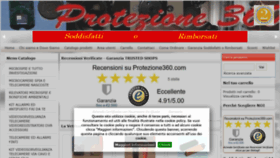 What Protezione360.com website looked like in 2019 (4 years ago)