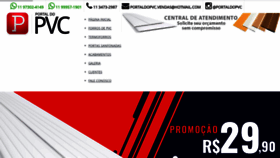 What Portaldopvc.com.br website looked like in 2019 (4 years ago)