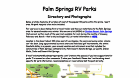 What Palmspringsrvparks.com website looked like in 2019 (4 years ago)
