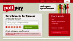 What Pollpay.co.uk website looked like in 2019 (4 years ago)