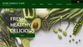 What Pureenergycafepalisades.com website looked like in 2019 (4 years ago)