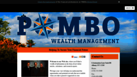 What Pombowealthmgt.com website looked like in 2019 (4 years ago)