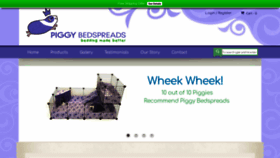What Piggybedspreads.com website looked like in 2019 (4 years ago)