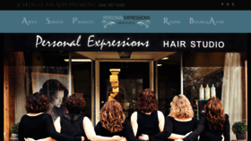 What Personalexpressionshair.com website looked like in 2019 (4 years ago)